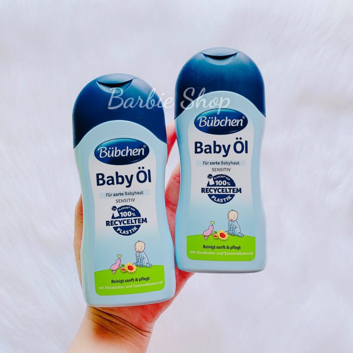 Dầu Massage Bubchen Baby Oil 200ml + 400ml (Dầu Dưỡng Da Cho Bé)