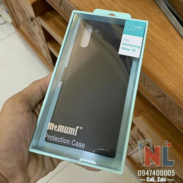 Ốp lưng Memumi siêu mỏng 0.3mm cho Samsung Note10