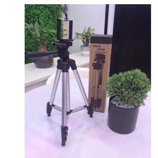 Giá đỡ điện thoại, máy ảnh Tripod-3110 ,chụp hình, live stream, quay video, remote bluetooth từ xa cực tiện lợi/Munshop