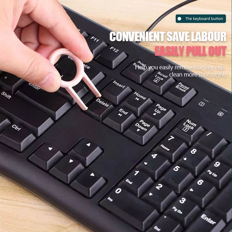 Bộ Vệ Sinh Bàn Phím Máy Tính, Vệ Sinh Tai Nghe Bluetooth Gọn Nhẹ Cầm Tay 7 Trong 1 Làm Sạch Hầu Hết Các Vị Trí