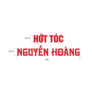 Combo chữ mica dày 2mm theo yêu cầu khách đặt như hình