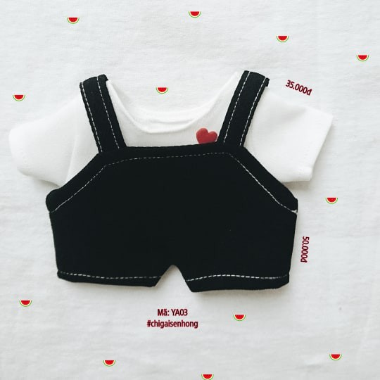 OUTFIT DOLL [ SET yếm cho doll 20cm ]