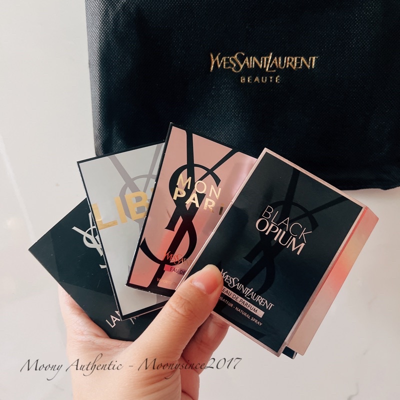Vial mẫu thử Ysl Yves Saint Laurent 1.5ml ( Libre , Mon Paris , Black Opium , Lanutde L’Home )