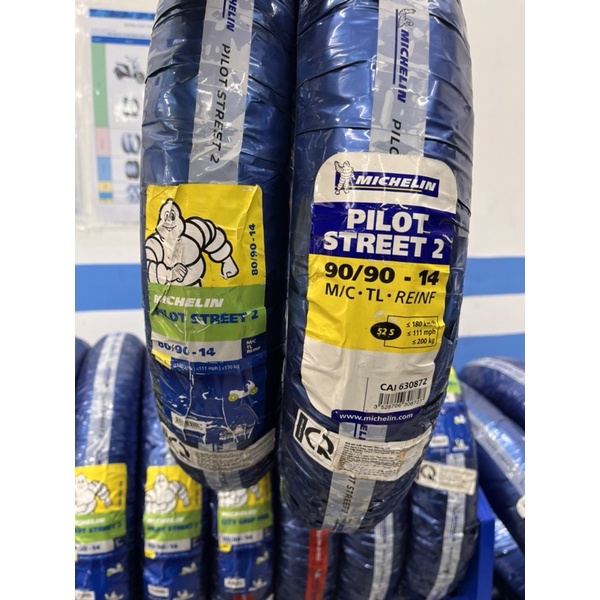 Vỏ xe Michelin Pilot Street 2 80/90-14