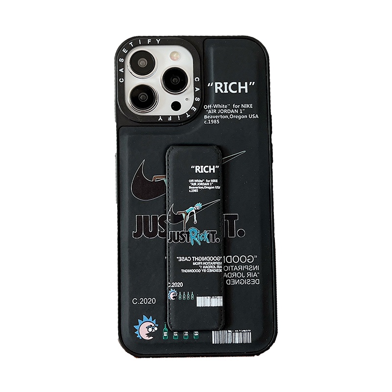Ốp Điện Thoại Họa Tiết Veneer Có Giá Đỡ Cho iPhone X XS XR 7 8 Plus 11 12 13 Pro Max