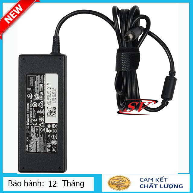 [TẶNG LÓT CHUỘT]Sạc Laptop Dell 19.5V 4.62A / 19.5V 3,34a Chân Kim To hoặc chân kim nhỏ hàng zin - dây nguồn volex