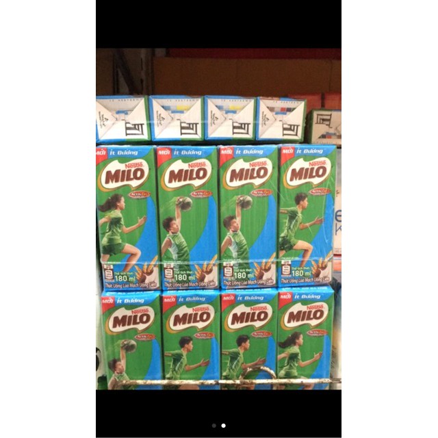 Sữa Milo vỉ 4 hộp x 180ml