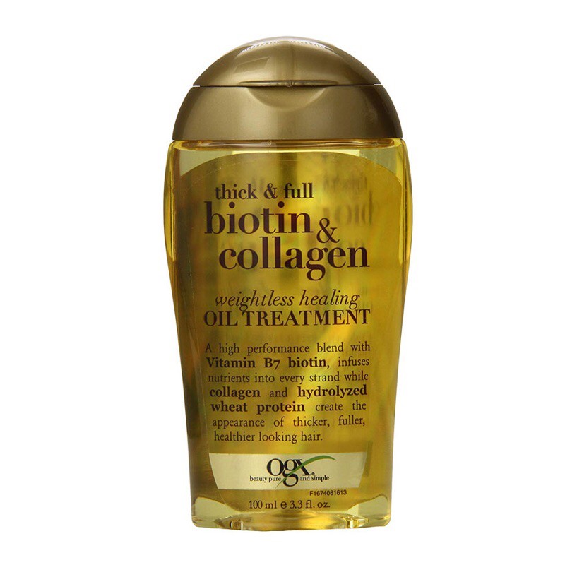 DẦU DƯỠNG TÓC BIOTIN COLLAGEN Thick & full  - MỸ