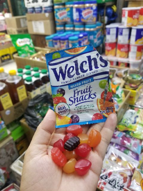 Kẹo Dẻo Trái Cây Welch Mỹ hộp 90 gói