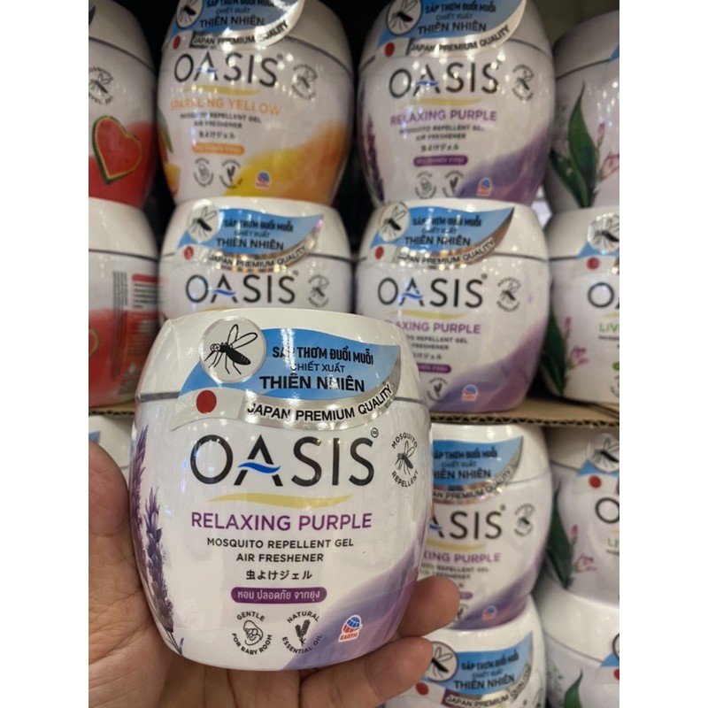 Sáp thơm phòng, đuổi muỗi OASIS Thái Lan 180g các loại