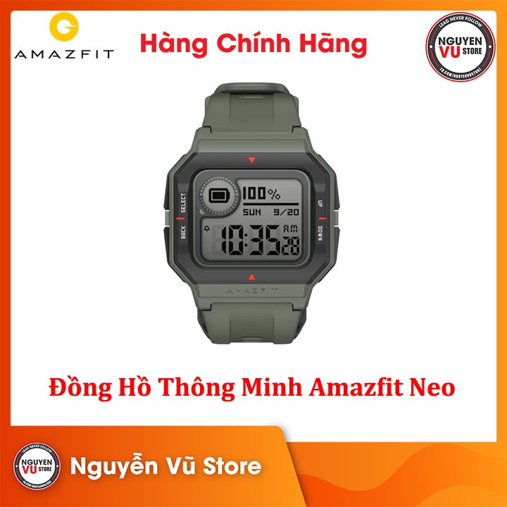 Đồng hồ thông minh Huami Amazfit Neo - Hàng Chính Hãng