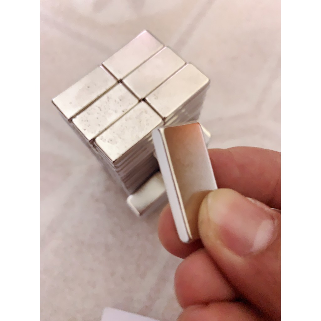 Nam châm đất hiếm dạng chữ nhật 30x10x5mm SIÊU HÚT