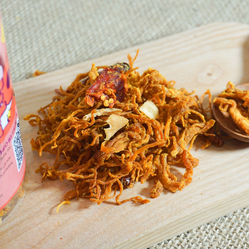 Khô heo bơ tỏi Pippi - khô lợn cháy tỏi xé sợi loại ngon, hũ pet 280g - Thế Giới Đồ Ăn Vặt | BigBuy360 - bigbuy360.vn