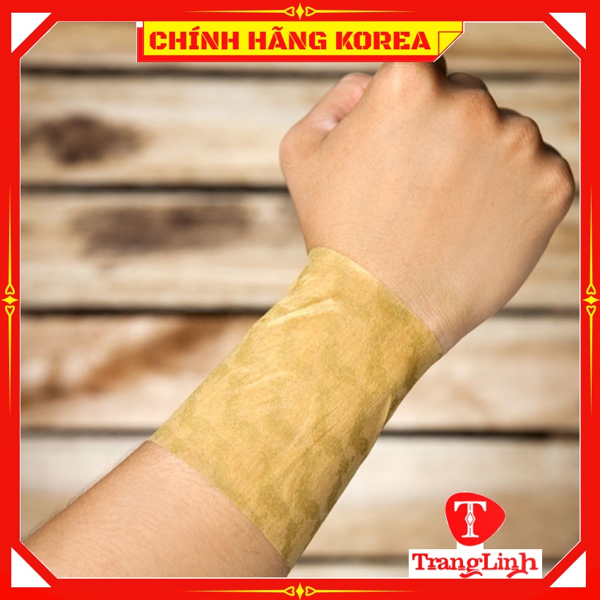 Cao Dán Hồng Sâm Hàn Quốc Gold Red Ginseng, Gói 20 miếng - Loại Đặc Biệt