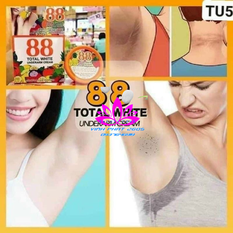 Kem thâm nách Total White 88 Underarm Cream 35g