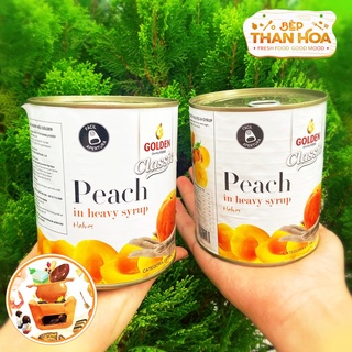 Đào ngâm golden peach lon 820g