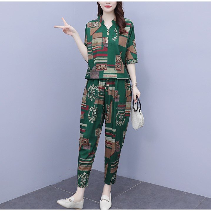 Set Bộ Đồ Nữ Trung Niên Chất Đũi Thô Mềm Mát Sang Trọng cho phái đẹp GIÁ TỐT | BigBuy360 - bigbuy360.vn