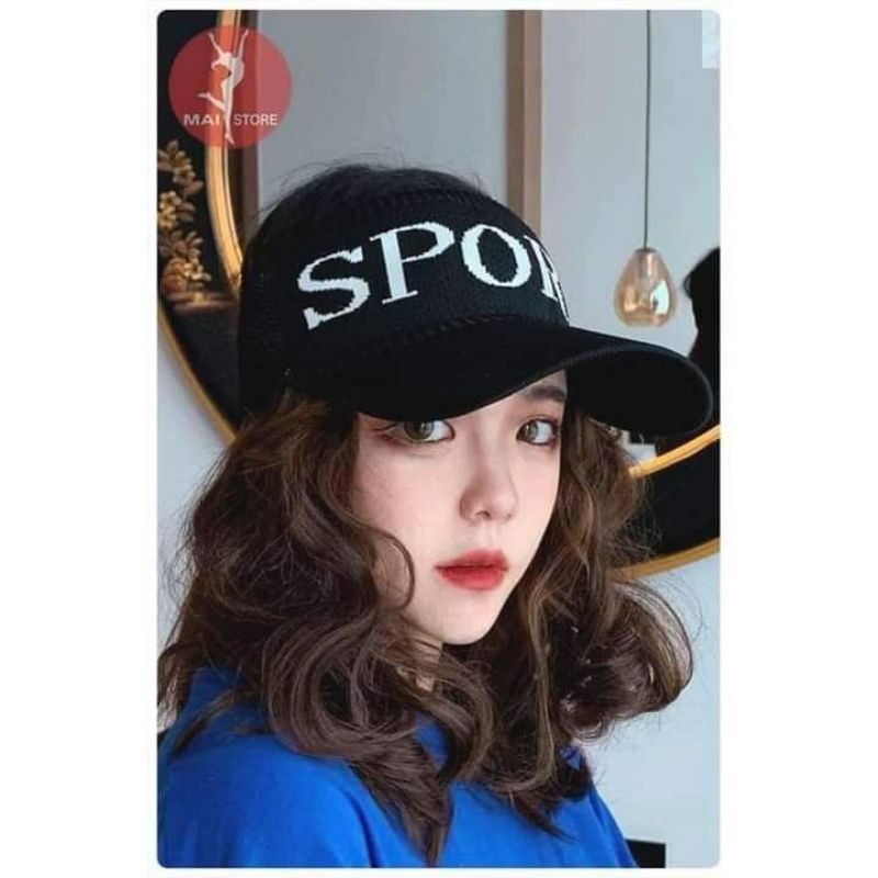 Mũ Sport thể thao nam nữ hở đầu-nón chống nắngGiá 50k cái ✔ Kiểu dáng: mũ hở đầu năng động, cá tính ✔ Màu sắc: Đe