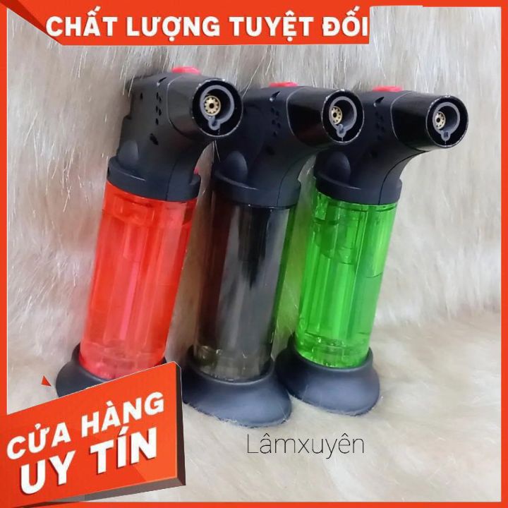 Khò gas mini Pocket Để Bàn, Bật lửa, khóa lửa rảnh tay 2 chế độ khóa  FREESHIP thiết kế độc lạ bắt mắt, siêu bền đẹp