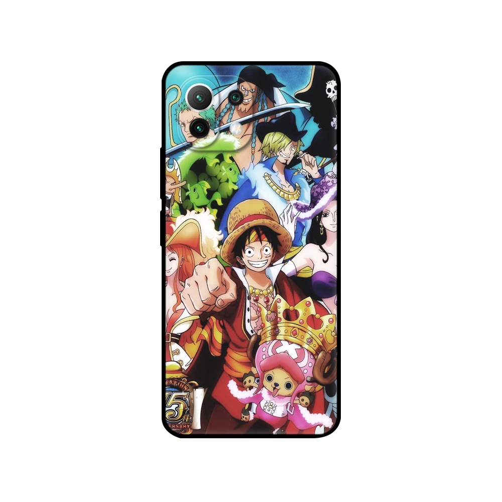 Ốp Điện Thoại Silicon Dẻo Đen In Hình One Piece Luffy Zoro Cho xiaomi Mi 11 Lite 4G 5G NE 11i 11 Ultra 11T Pro POCO F3
