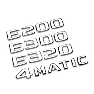 Sản Phẩm  Decal tem chữ E300, E200 dán đuôi xe hơi ..