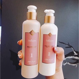 Set tắm trắng Indiederm Real Softening Hàn Quốc