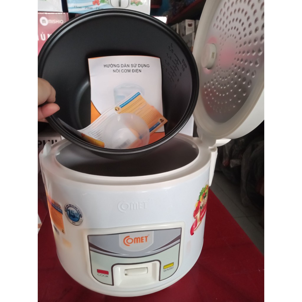 Nồi Cơm Điện Chính Hãng Dung Tích 1.8 Lít Bảo Hành 12 Tháng