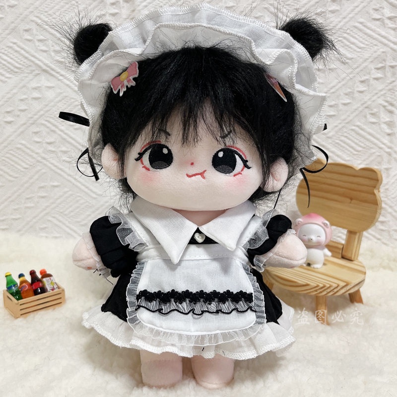Spot cotton doll no attribute 20cm cm baby dress maid skirt doll change dress
