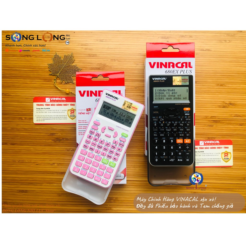 Máy tính Học Sinh VINACAL 680EX Plus – “Siêu Phẩm 555 Tính Năng” - Máy tính VINACAL 680EX Plus Chính Hãng Bảo Hành 2 Năm