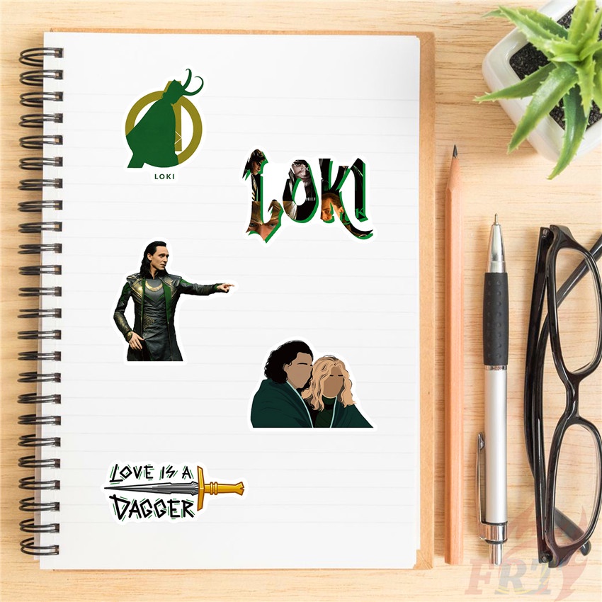 ❉ Loki Series 01 TV Shows Stickers ❉ 50Pcs/Set DIY Fashion Luggage Laptop Skateboard Decals Doodle Stickers
