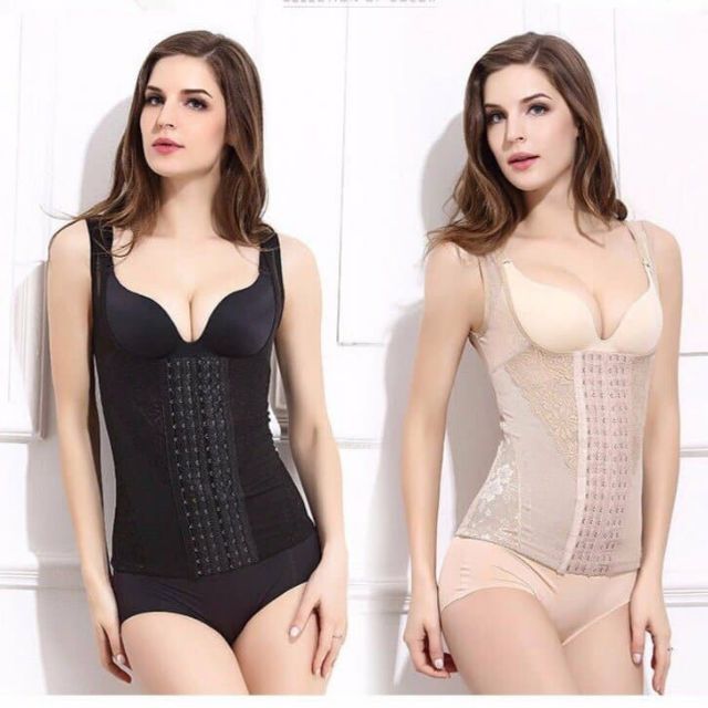 Áo gen định hình vòng eo đẩy cap ngực