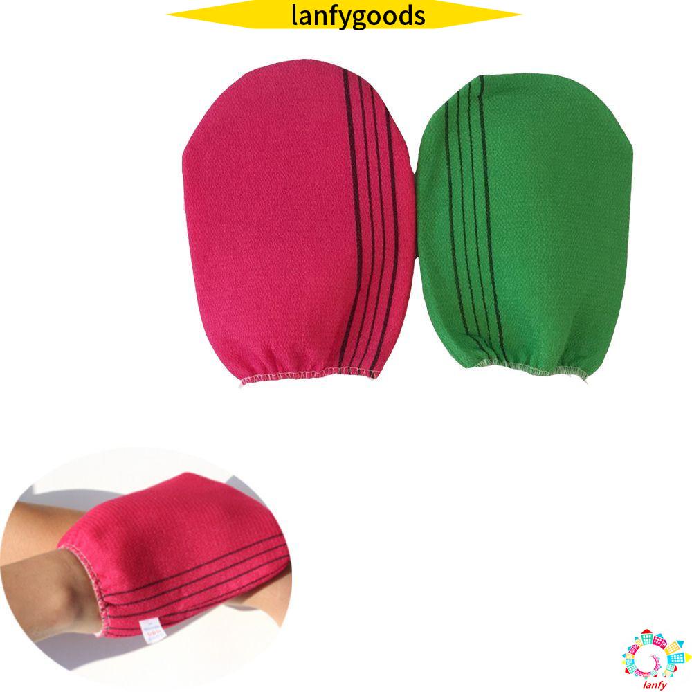 Găng Tay Tắm Mát Xa Tẩy Tế Bào Chết Toàn Thân Bằng Vải Viscose Bền Mịn Nhiều Màu Sắc Tùy Chọn