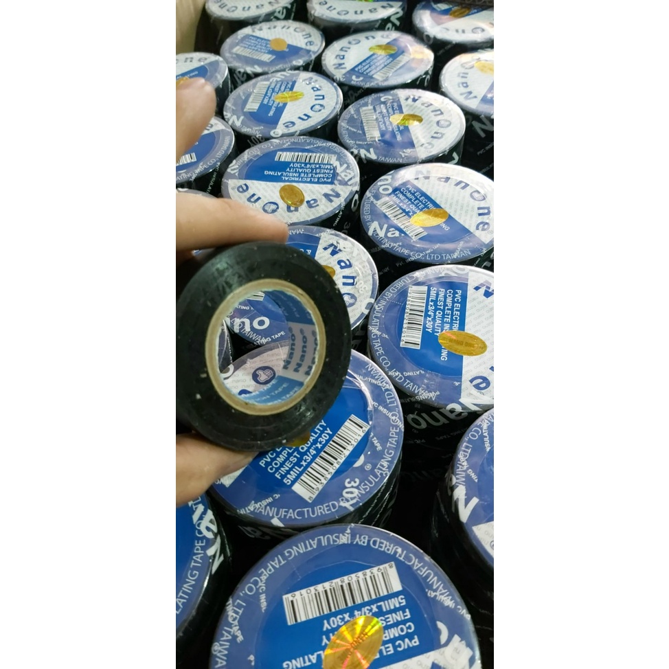 Băng keo đen cách điện Nano 20Y chính hãng nano