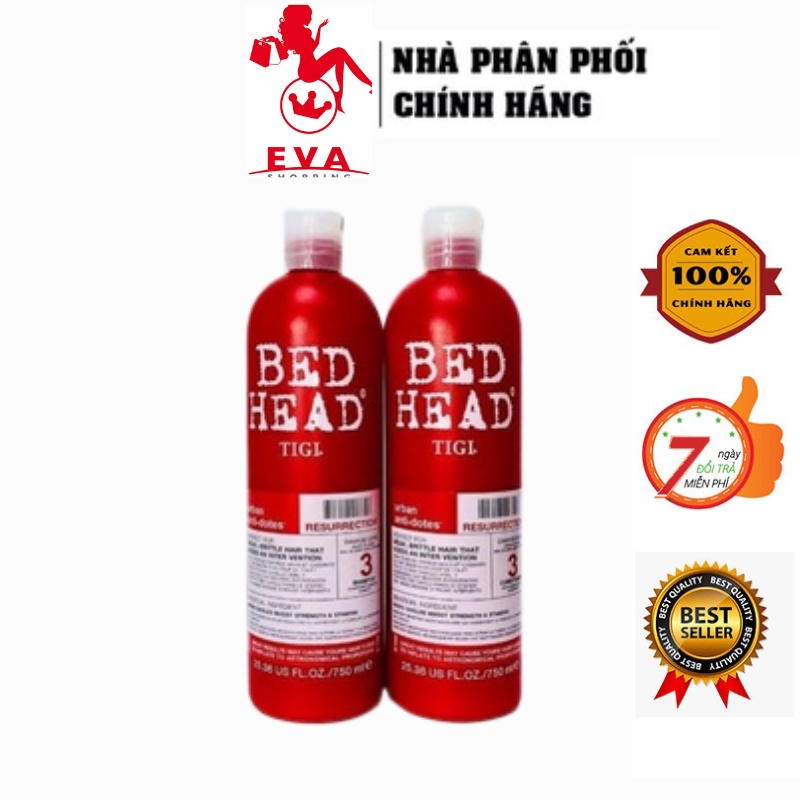 CẶP DẦU GỘI XẢ TIGI ĐỎ 750ML TIGI BED HEAD URBAN6