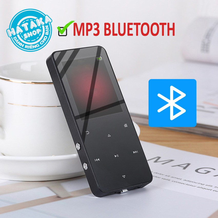 Máy nghe nhạc mp3 Bluetooth H90 bộ nhớ 8GB vỏ kim loại có loa ngoài, FM, ghi âm