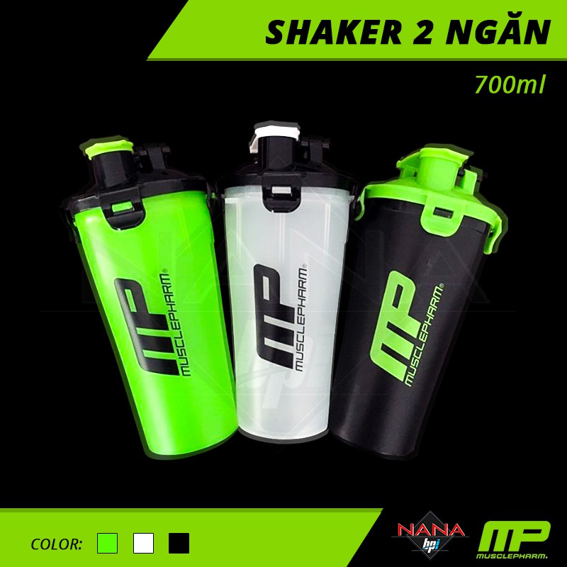 BÌNH LẮC 2 NGĂN MUSCLEPHARM 700ML