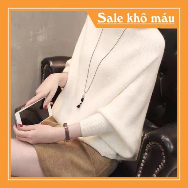 ÁO LEN NỮ CÁNH DƠI LÔNG THỎ MỀM MỊN - Đầm Nữ ANHStore
