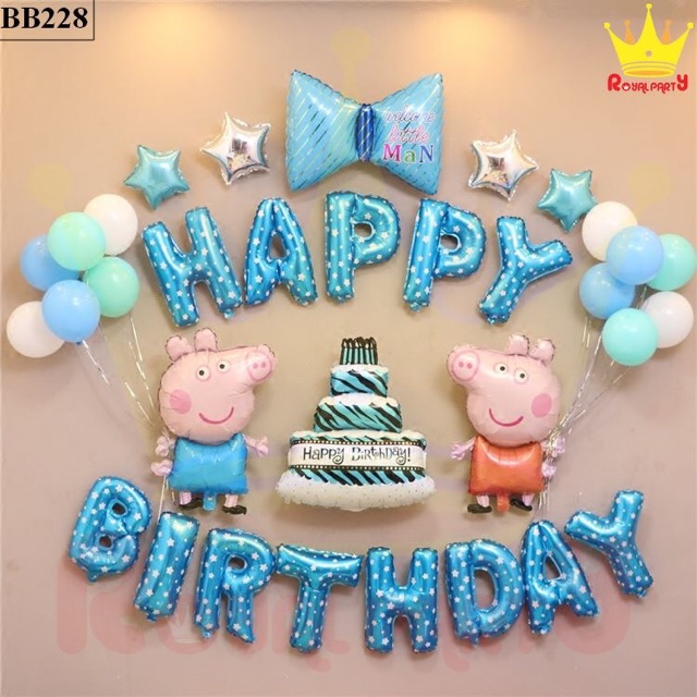 SET BÓNG LỢN 1 tuổi PEPPA PIG ( TẶNG KÈM NƠM XỊN VÀ BĂNG DÍNH CHUYÊN DỤNG)