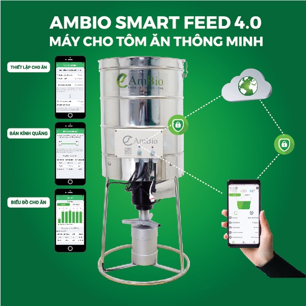 Máy cho tôm ăn thông minh AmBio SmartFeed