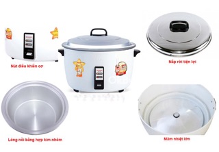 Nồi cơm điện Sharp KSH-777V 7 lít