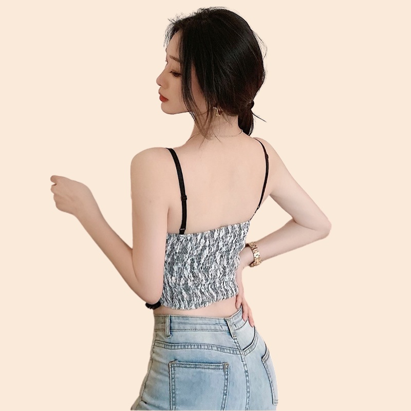 Áo Bra 2 Dây Eva Bra Hoa Nhí Phối Ren Đệm Mỏng Nâng Ngực Phong Cách Trẻ Trung Siêu Quyến Rũ - 3025