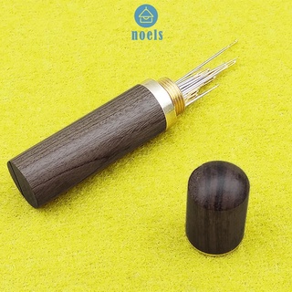 Hộp gỗ đựng kim đan len da DIY tiện dụng