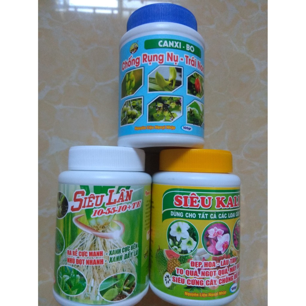 Combo chăm sóc hoa lan, cây cảnh  - bomax chai 100 gram