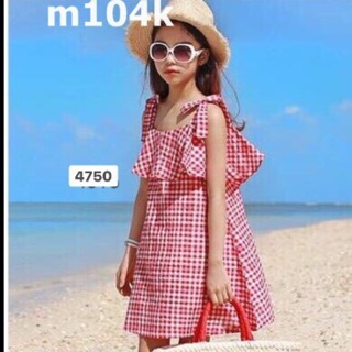 Váy 2 dây kẻ caro đỏ
