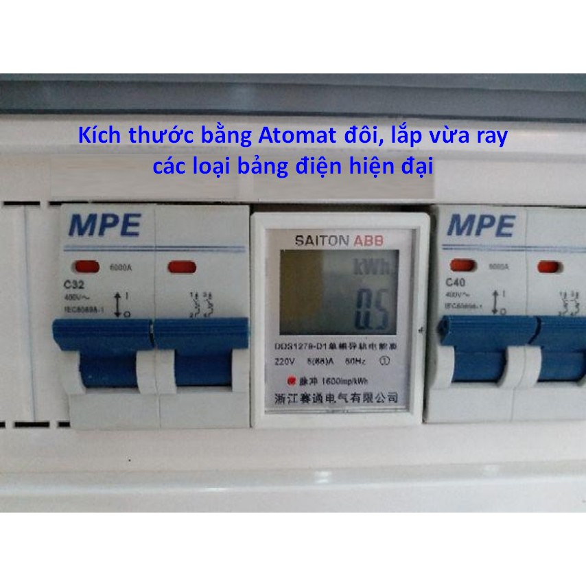 Công tơ điện tử, thiết bị đo công suất SAITON ABB 65A