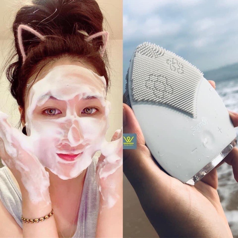 [BH 1 đổi 1] Máy rửa mặt Sunmay Luxury - Grey | BigBuy360 - bigbuy360.vn