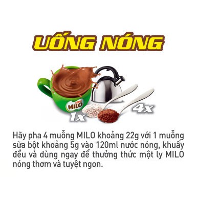 Bột Milo nguyên chất Nestle 285g hoặc 400g