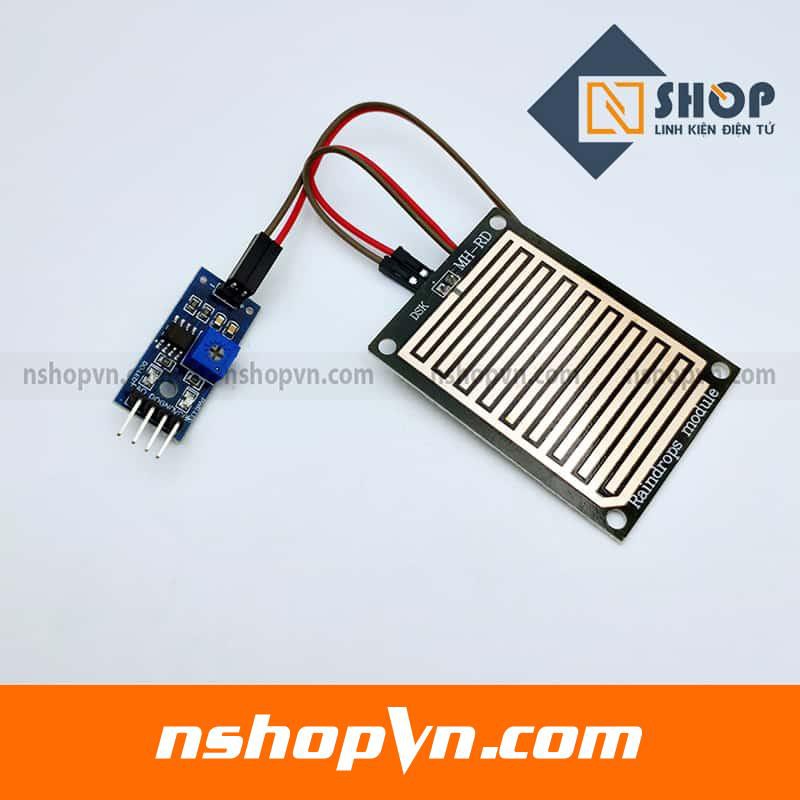 Cảm Biến Mưa 5VDC có thể dùng arduino hoặc kết hợp module relay