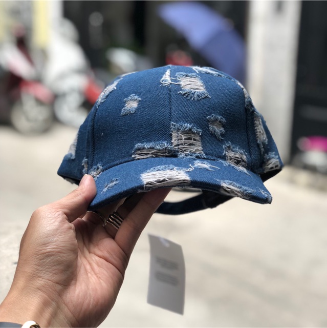 Nón lưỡi trai rách của as.os quai dây nhập xịn