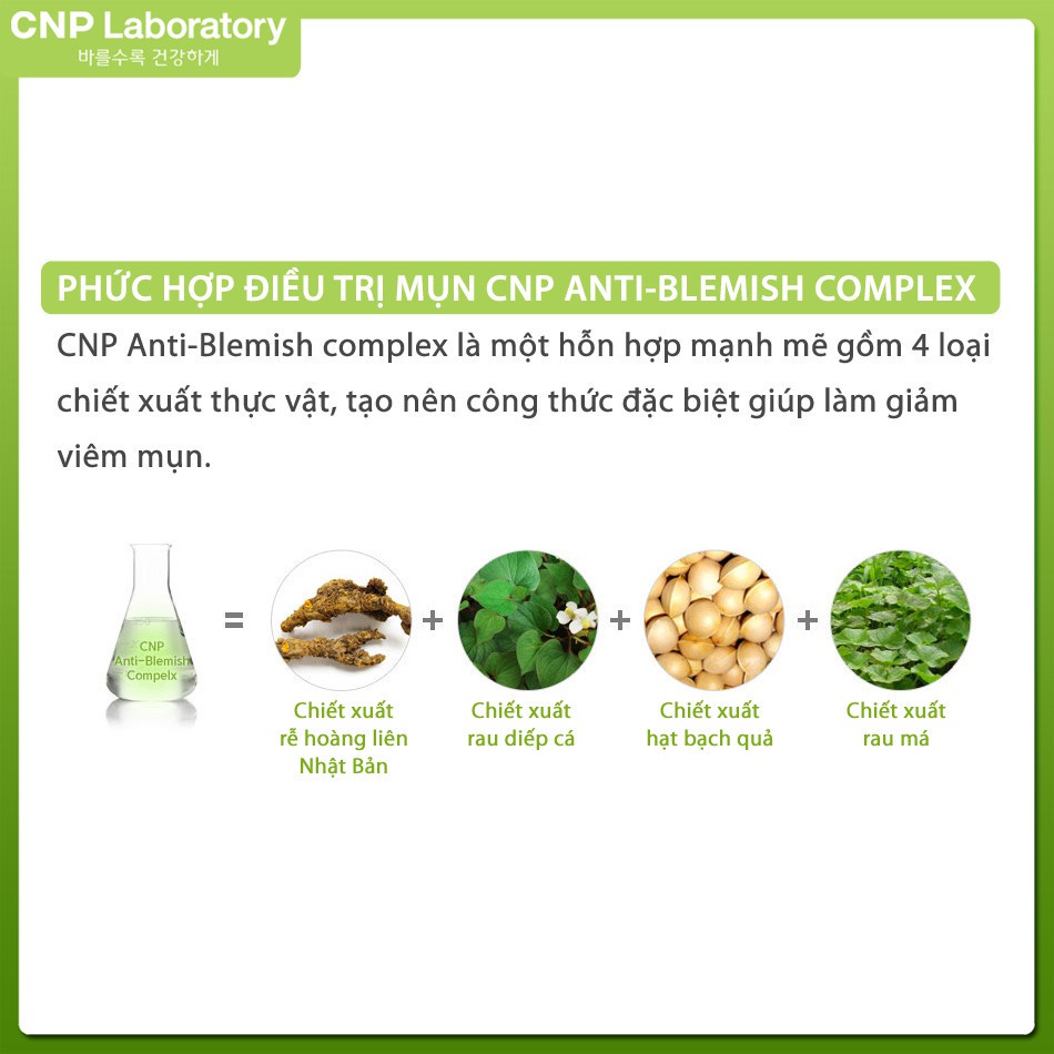 Gel chấm mụn giảm kích ứng CNP Laboratory Anti-Blemish Spot Solution 3.5ml